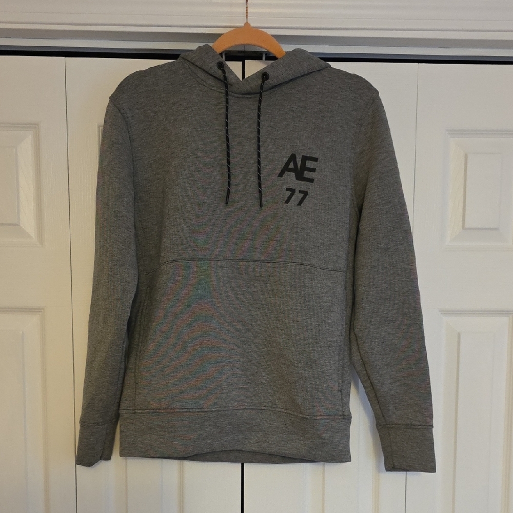 American Eagle Outfitters Gray Hoodie with Logo